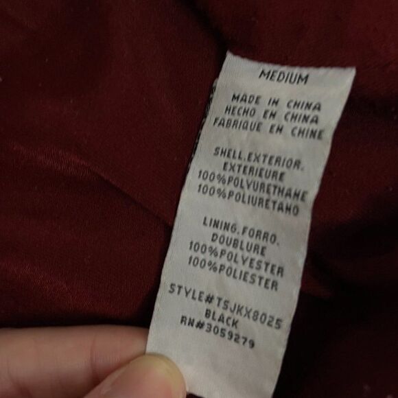 Women Altar'd State PU Leather Jacket in Black Relaxed Fit Medium - Picture 7 of 11